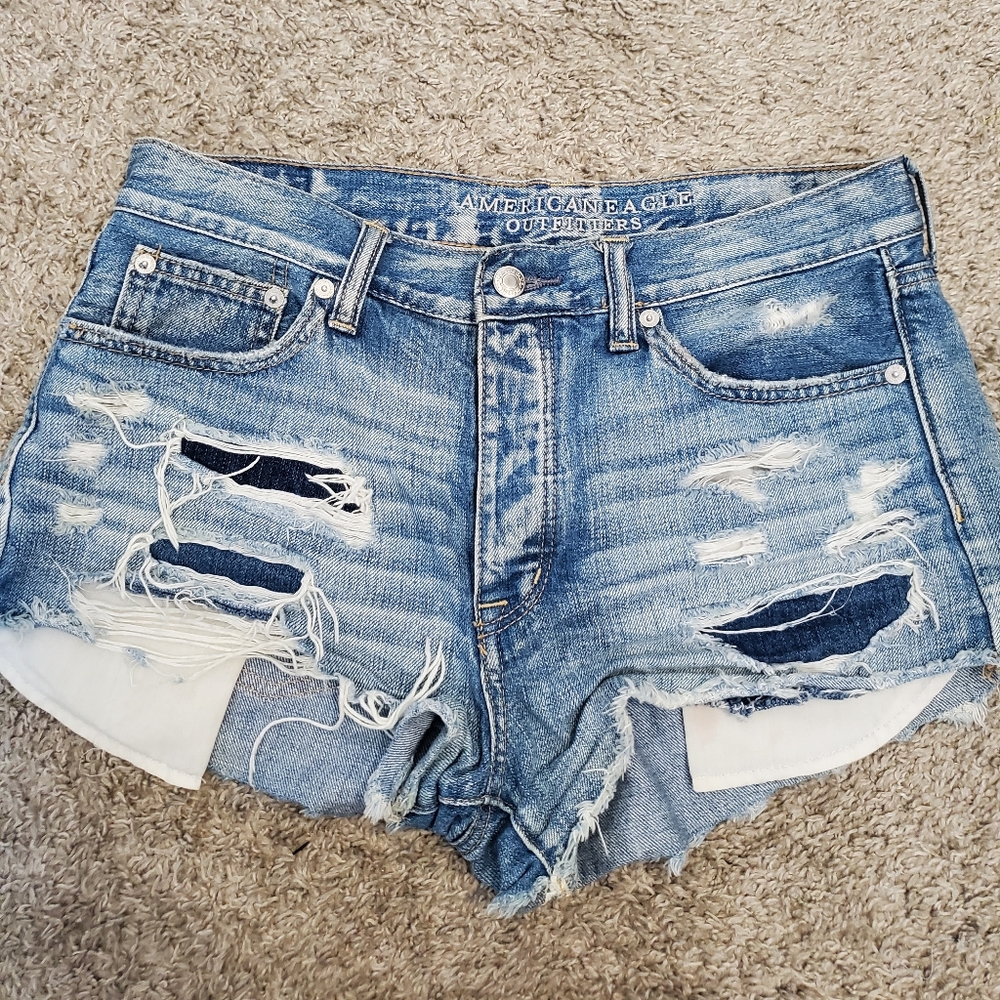 American Eagle Hi Rise Festival Shorts